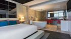 Extreme Wow Suite Bedroom and Bathroom High.